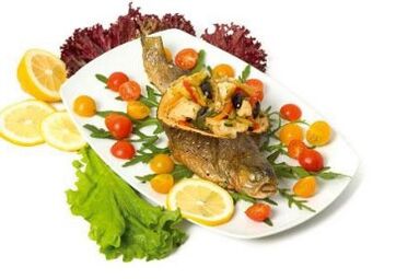 Peixe com vegetais