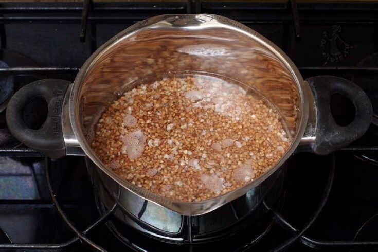 Cozinhando o trigo sarraceno