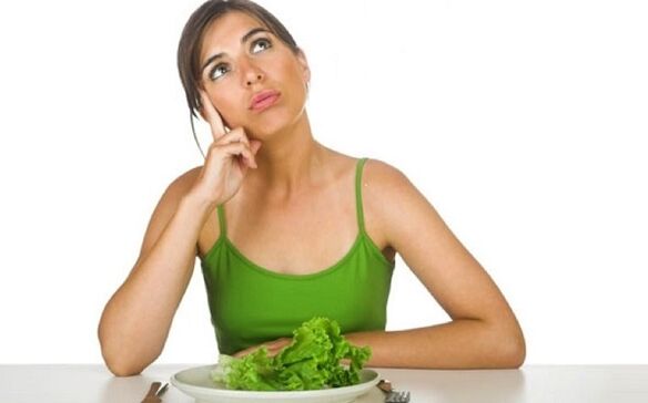 comendo verduras na dieta dukan