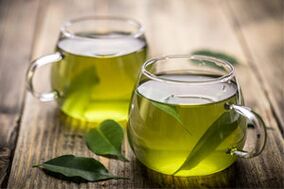 chá verde para a dieta mediterrânea
